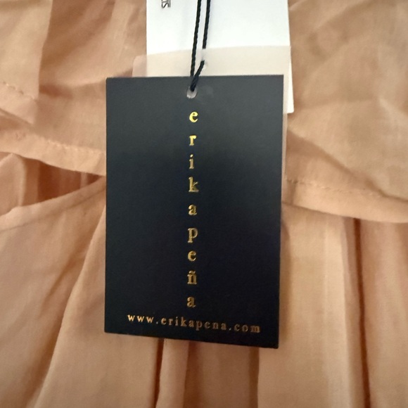 Chic Tan Ruffle Maxi Dress - Picture 3 of 6